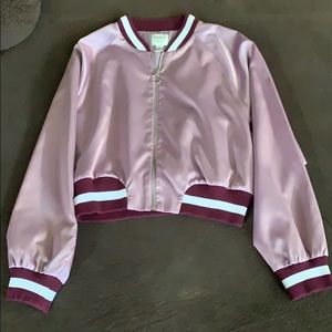 Forever 21 Crop bomber jacket